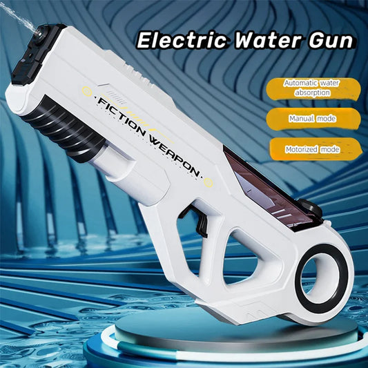 High-Capacity Electric Water Gun – Long-Range Automatic Water Absorption – Perfect Summer Outdoor Party Gift for Kids