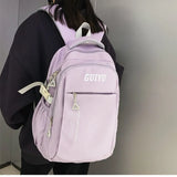 Teenage Girls' Junior High School Backpack: Simple Campus Shoulder Bag, Ideal for Large School Needs