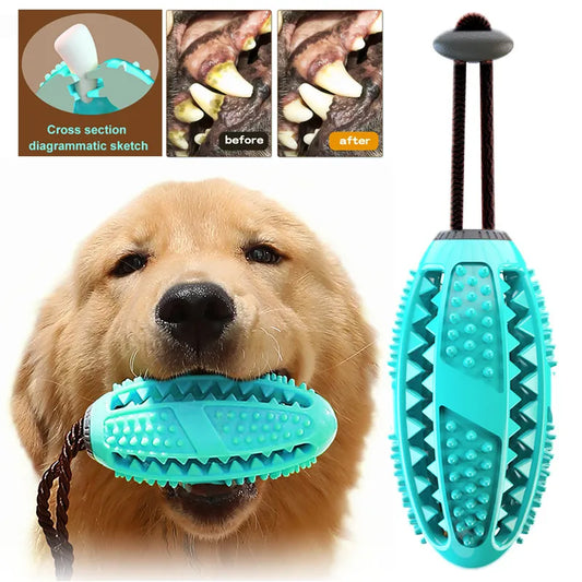 Interactive Rubber Dog Toys: Ideal for Large and Small Dogs, Cats, Promotes Chew Training