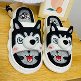 Cute Cartoon Animal Slippers – Cozy Cotton Home Shoes with Thick Sole for Men & Women | Perfect for Couples