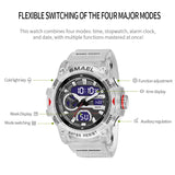 Men's Digital Military Watch – Dual Display Quartz Waterproof Timepiece | Sport Wristwatch Gift for Him