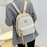 Classic Luxury PU Leather Women's Fashion Backpack: Spacious, Anti-Theft Design