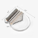 Portable Acrylic Kalimba Thumb Piano – 17-Key Mbira Musical Toy for Kids – Charming Christmas Gift