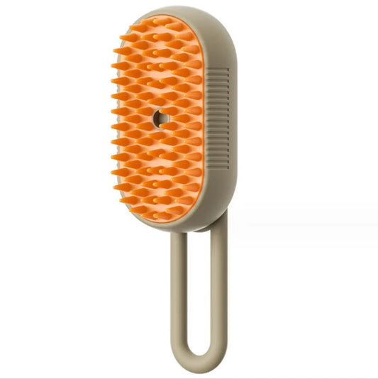 Electric Pet Spray Comb for Cats and Dogs: One-Touch Spray, Anti-Static Hair Removal and Massage Brush for Cleaning and Massaging