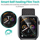 Screen Protector Film for Apple Watch Series 8/7/6/SE/5/4/3: Full Protective Coverage, Available in a Set of 5 Pieces for Various Sizes