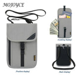 Waterproof neck pouch for travel: Organize passports, RFID cards, and IDs.