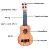 4 Strings Guitar Toy for Kids, Beginners: Mini Classical Ukulele with 4 Strings, Ideal for Early Education