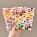 Cute Cartoon Elastic Bands: 50Pcs/Lot Children's Hair Accessories