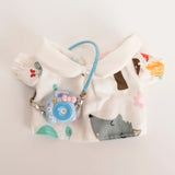 Labubu Idol Doll Spring Outing Outfit – 17cm Mini Plush Shirt & Camera Suit Accessories for Kindergarten Style