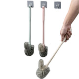 Long-Handled Toilet Brush: Household Cleaning Tool for Reaching Hard-to-Access Areas, Hangs on Wall for Easy Storage