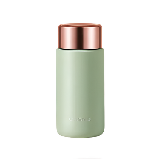 230ml Compact Stainless Steel 316 Vacuum Flask with Filter, Portable High-Quality Thermal Coffee and Tea Tumbler