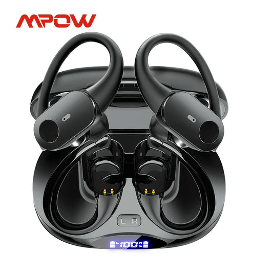 Mpow T68 Wireless Earbuds with Enhanced Bass Bluetooth 5.3 TWS In-Ear Earphones LED Display Water-Resistant