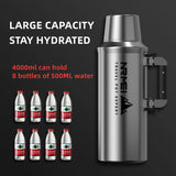 Large Capacity 3.0L/4.0L Stainless Steel Vacuum Thermos Bottle – Portable Insulated Water Jug for Outdoor Use