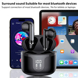 Mpow S47 TWS Earbuds Bluetooth 5.3, 35 Hours Playtime, Waterproof Wireless Earphones for iPhone, Huawei, Xiaomi, and All Smartphones