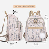 Stylish Women's Small Casual Backpack: Fashionably Printed, Perfect for Travel and Leisure, Ideal for Carrying Books