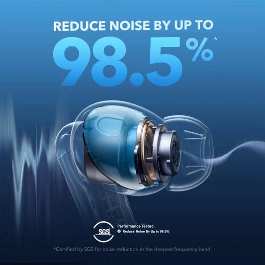 Anker Soundcore Liberty 4: Adaptive NC Wireless Earbuds with 98.5% Noise Reduction