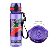 Portable Outdoor Sports Water Bottle: Leak-proof and Non-slip Design, Suitable for Travel and Climbing