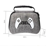 EVA Portable Carrying Case for PS5 Gamepad Accessories - Shockproof Protective Cover, Handy Storage Bag, and Housing Shell