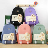 Adorable Elementary School Backpack for Girls: Multi-Color Bag Perfect for Kids' Books