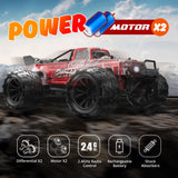 1:16 Dual Motor RC Off-Road Car: High-Speed 4x4, LED Drift Toy with 2.4G Remote Control, Ideal for Adults