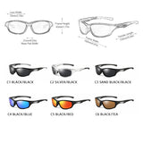 Polarized Fishing Sunglasses for Men - Soft Material, Ideal for Outdoor Activities and Goggle Style