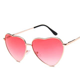 Vintage Heart-Shaped Sunglasses for Women - Candy-Colored Gradient Sun Glasses, Perfect for Outdoor Parties and Events