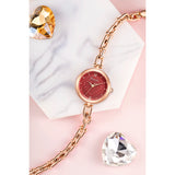 3D Heart Jewelry Design Bracelet Women's Watch - Famous Brand Quartz Timepiece, Ideal Gift with Box