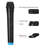 Professional Handheld UHF Wireless Microphone System with USB Receiver - Ideal for Karaoke, Church Performances, and Amplified Events