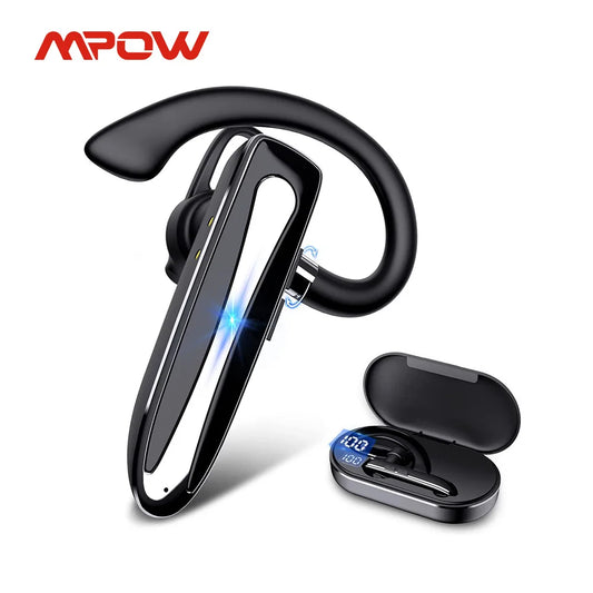 Mpow 530 Wireless Headset Bluetooth 5.1, Hands-Free Calling, 10 Hours Talk Time, Ideal for Business, Car Drivers, and Truckers