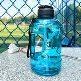 Large Capacity Sports Water Bottles with Straw: Available in 1.6L or 2.3L, BPA-Free, Portable and Leakproof, Ideal for Outdoor Fitness and Gym,