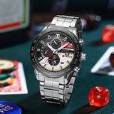 CURREN Brand New Fashion Men's Watch: Top Luxury Sports Chronograph, Quartz, Waterproof, Luminous