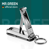 MR.GREEN Stainless Steel Multifunctional Nail Clippers: Six Functions including Nail Files, Bottle Opener, Small Scissor, and Nail Cutter