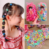 Colorful Nylon Hair Bands: 100/200PCS for Women/Girls, Perfect Hair Accessories