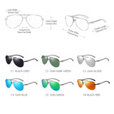 Top-Quality Rimless Pilot Sunglasses for Men: Luxury Aluminum Magnesium Frames, Classic Driving Shades