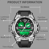 Men's Luxury Chronograph LED Digital Watch – Waterproof Sport Wristwatch from Top Brand