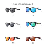 Versatile Pattern Fashion Sunglasses for Men - Retro Decorative Wrap Square Frame, Classic Photochromic Lenses with UV400 Protection