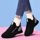 Women’s Lace-Up Platform Sneakers – Breathable Mesh Casual Shoes, Soft and Comfortable Fashion Tenis Feminino