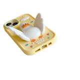 3D Duck Silicone Case with Foldable Wings for iPhone 11-14 Pro Max, Soft and Fun Cartoon Design