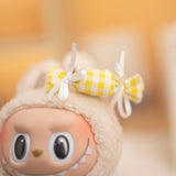 Labubu Idol Doll Outfit Set – Candy Hairpin, Stylish Shorts & Sitting Party Clothing for 17cm Mini Plush Dolls Accessories