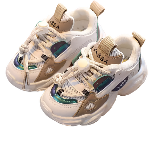 Breathable Mesh Toddler Shoes for Boys and Girls, Available in Sizes 21-36, Featuring Non-slip Soles