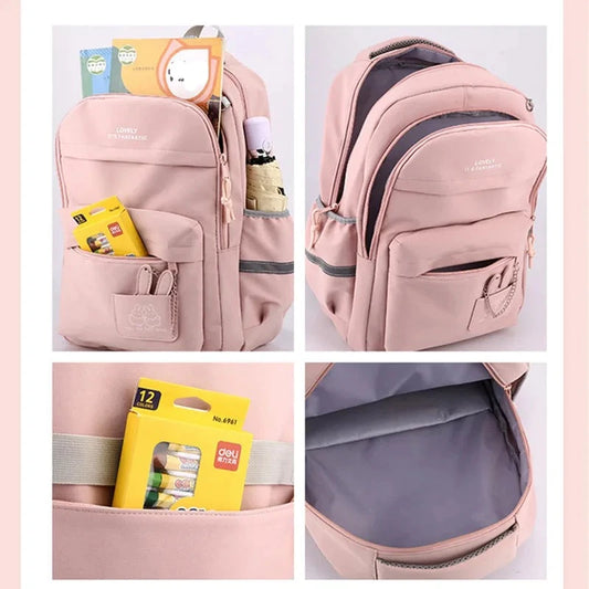 Cute School Backpack for Girls: Perfect Children's Bookbag Gift for Primary Students with Large Capacity