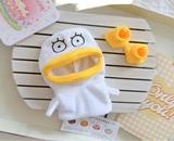 Labubu Doll Pajama Clothes Set – 17cm Plush Vinyl Outfit with Overalls, Cloak & Shirt for Cute Dress-Up Accessories & DIY Gift