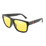 Unisex Polarized Square Sunglasses: Vintage Style from a Renowned Brand, Suitable for Women and Men