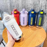 Large-Capacity Stainless Steel Thermos Bottle: Available in 950ml and 1200ml, Portable Tumbler for Outdoor Activities