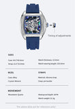 RUIMAS Luxury Men's Military Quartz Watch: Casual Sport Style, Waterproof, Luminous, Large Dial