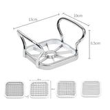 5-in-1 Apple and Potato Slicer – Multifunctional Vegetable Chopper, Food Cutter, Grater, and French Fry Slicer Kitchen Tool