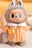 Labubu Idol Doll Spring Outing Outfit – 17cm Mini Plush Shirt & Camera Suit Accessories for Kindergarten Style