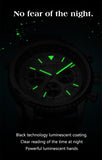 MEGIR Men's Luxury Watch: Fashionable Silicone Band, Quartz Military Sport Chronograph with Date