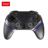 Bluetooth Game Controller for PlayStation 4 and PC - Ipega PG-P4010 Joystick with Touchpad, LED Light, and Headphone Jack Gamepad