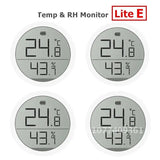 ClearGrass Lite E Version Temperature and Humidity Sensor with New Data Storage, LCD Screen, Thermometer, and Moisture Meter